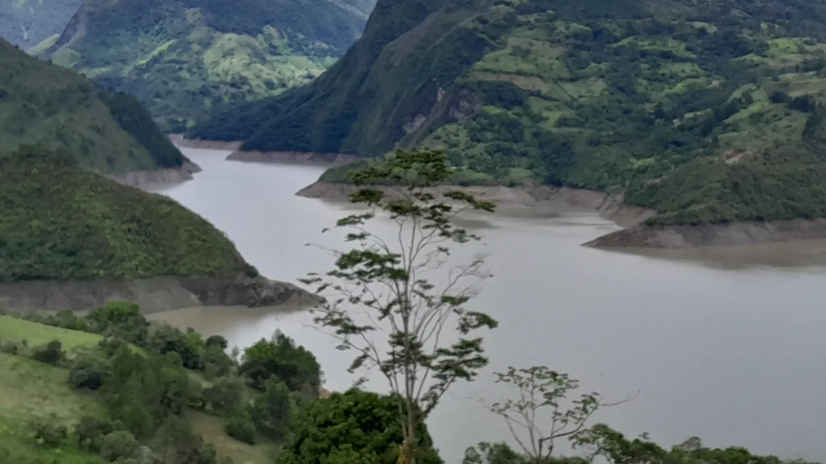 Chivor Dam in Colombia