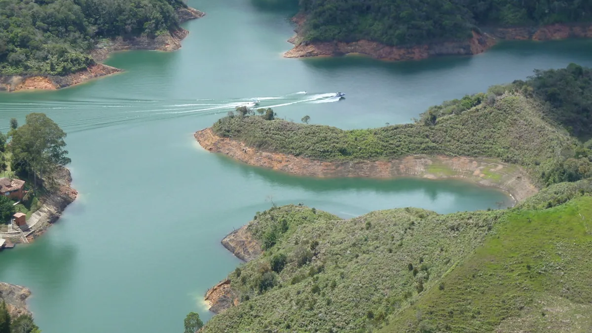 Peñol-Guatapé Dam in Colombia