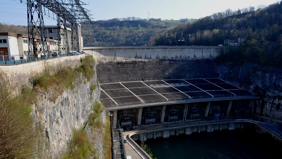 Génissiat Dam in France