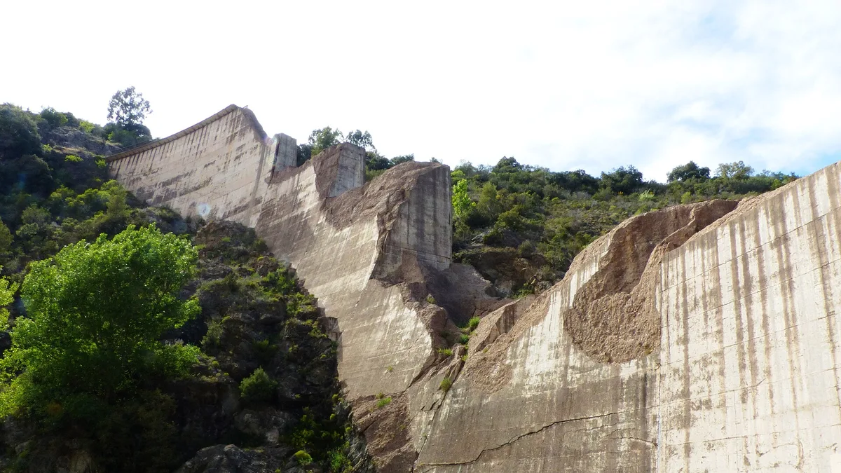 Gouffre d'Enfer Dam in France