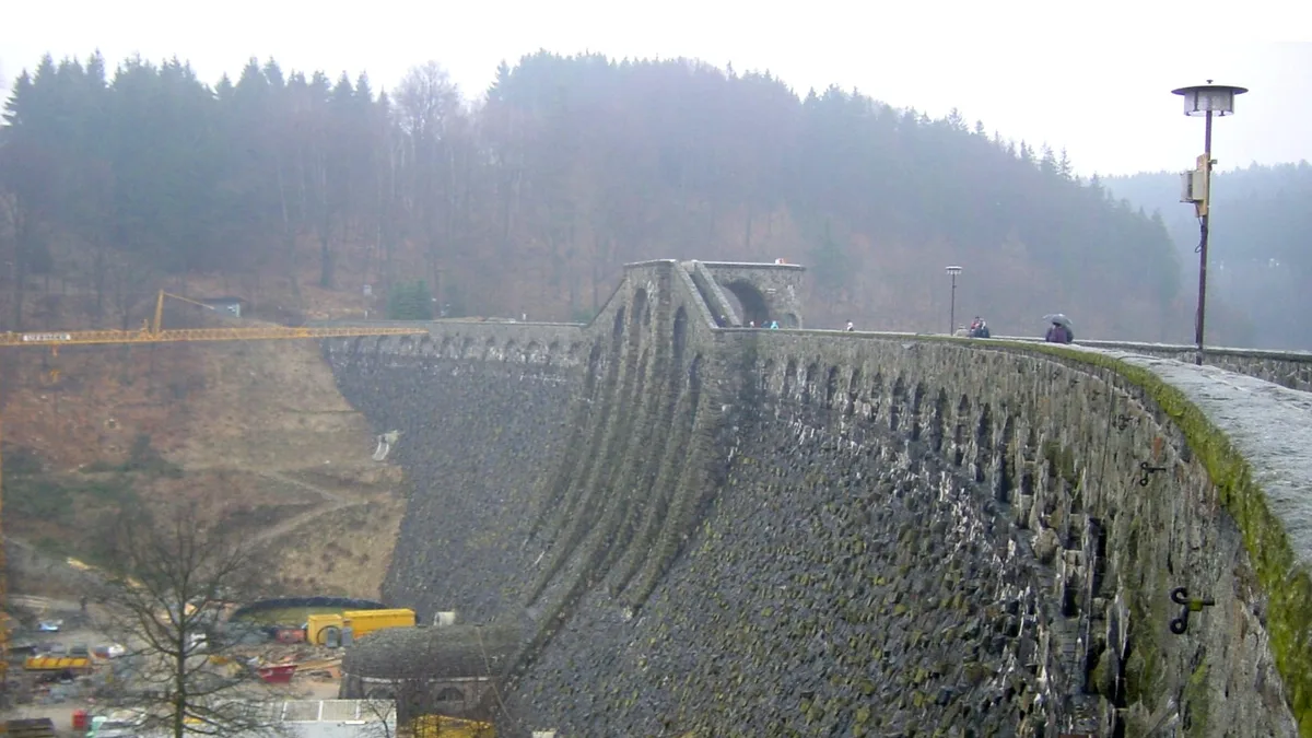 Klingenberg Dam in Germany