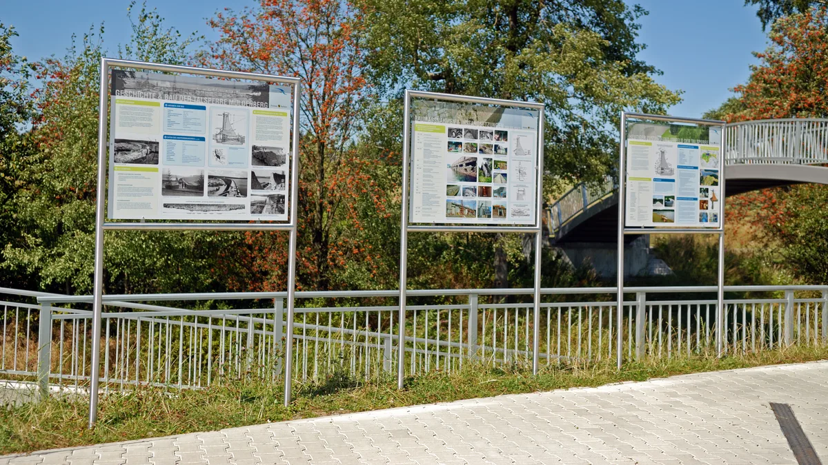 Muldenberg Dam in Germany