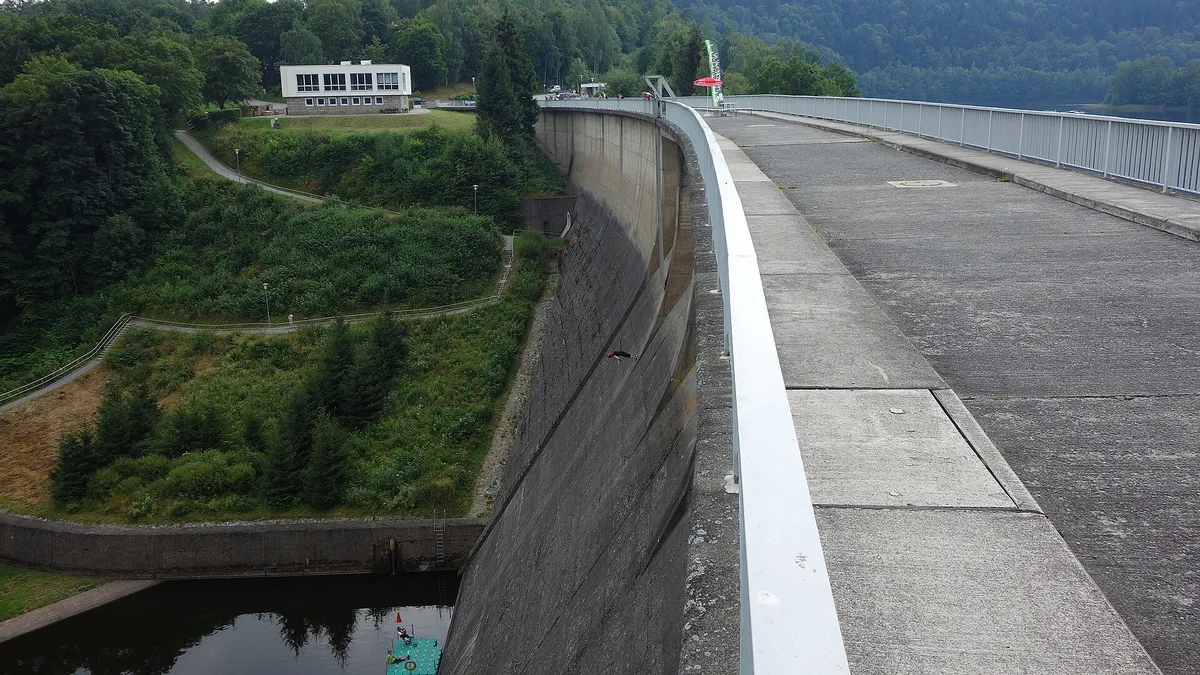 Wendefurth Dam in Germany