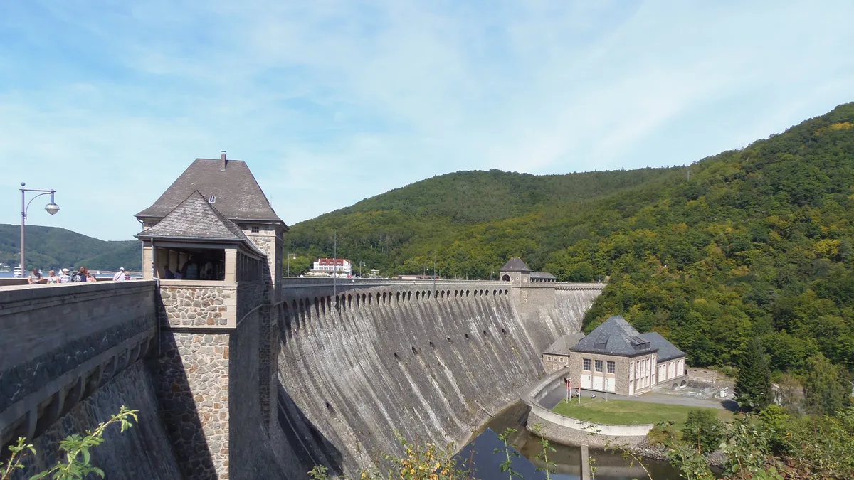 Waldeck Dam in Germany
