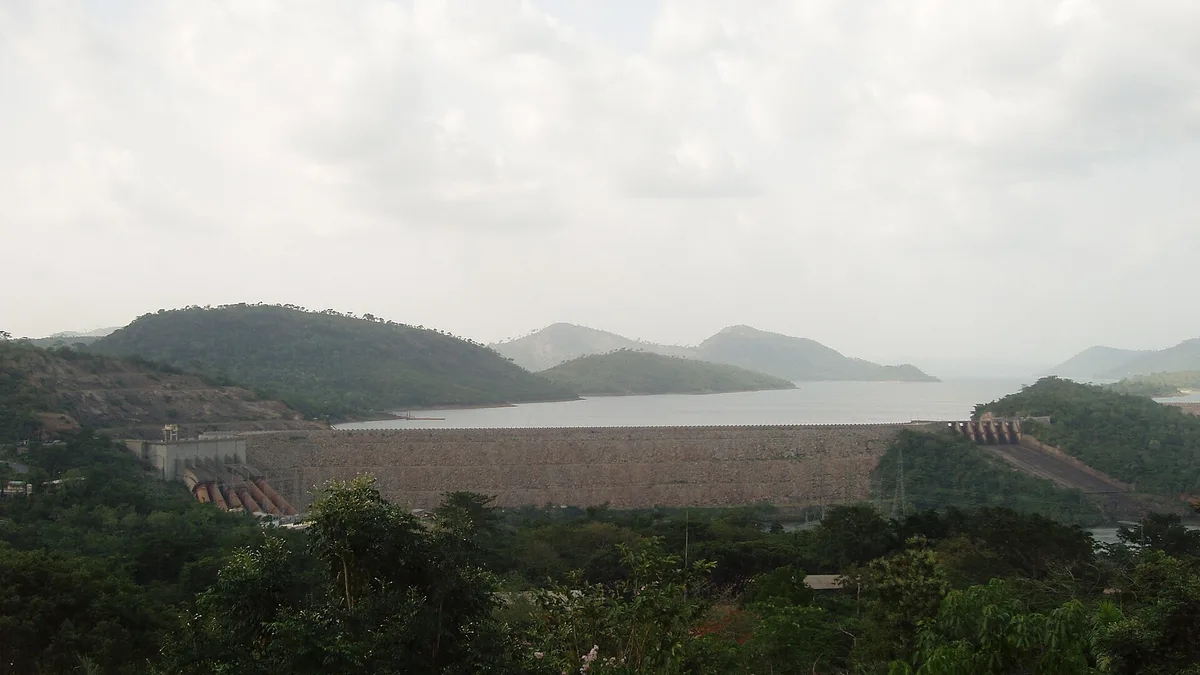 Akosombo Dam in Ghana