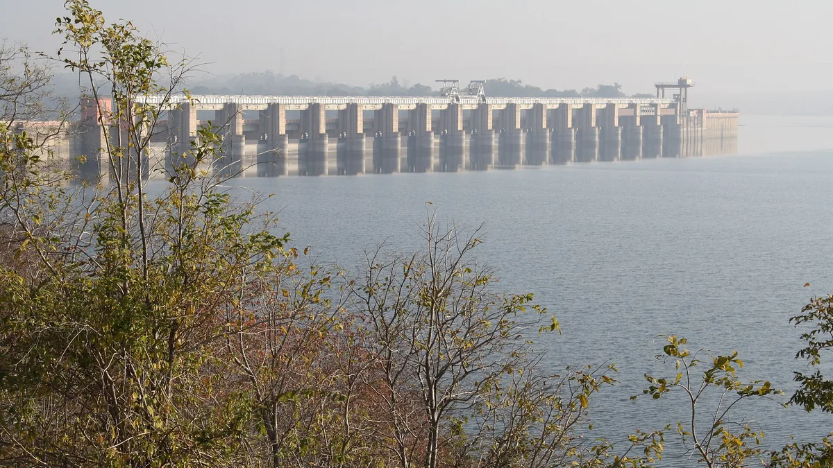 Indira Sagar Dam in India