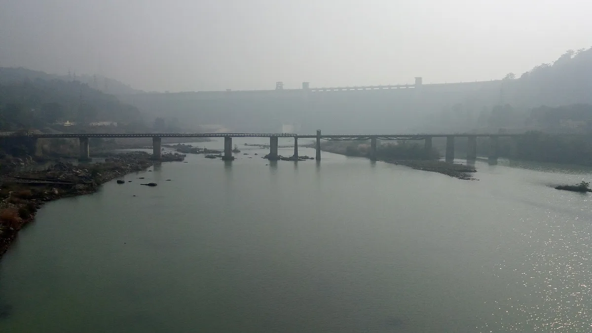 Rihand Dam in India