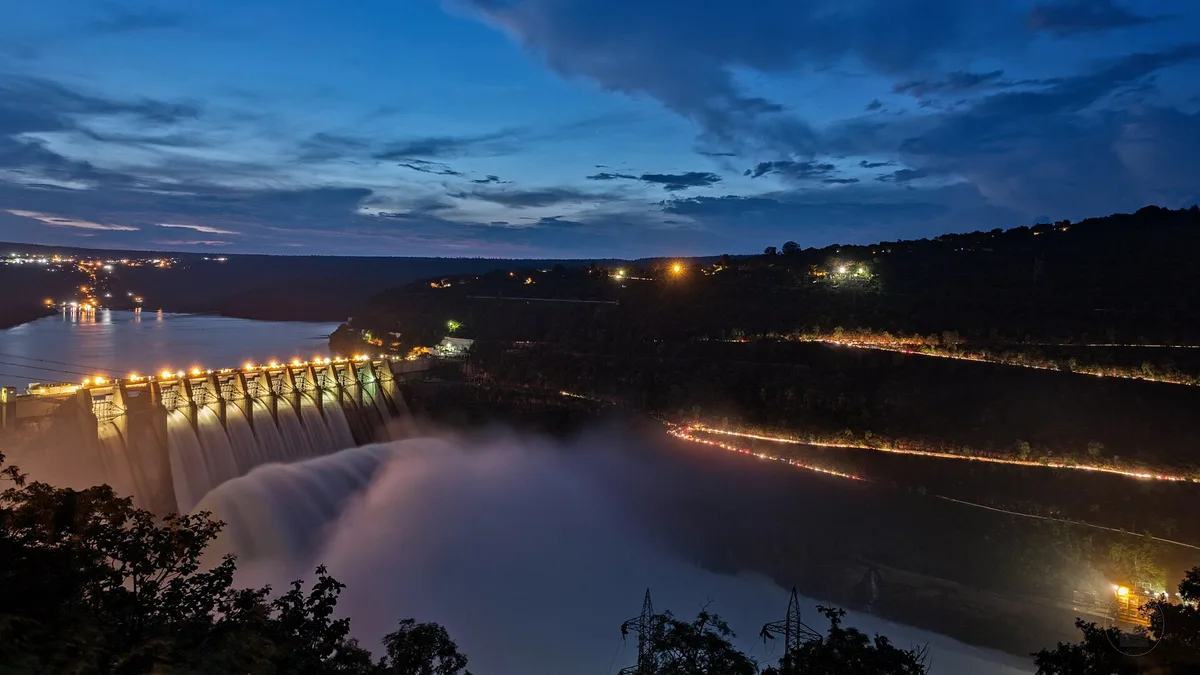 Srisailam Dam in India