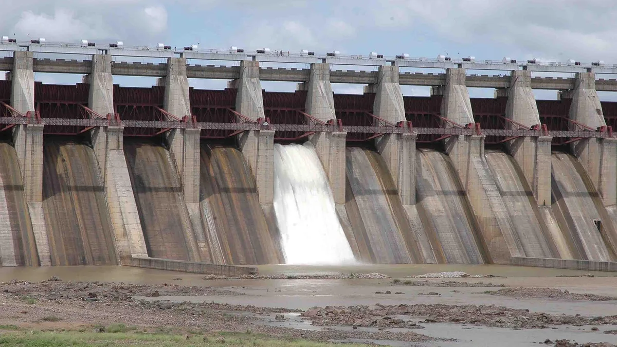 Bansagar Dam in India