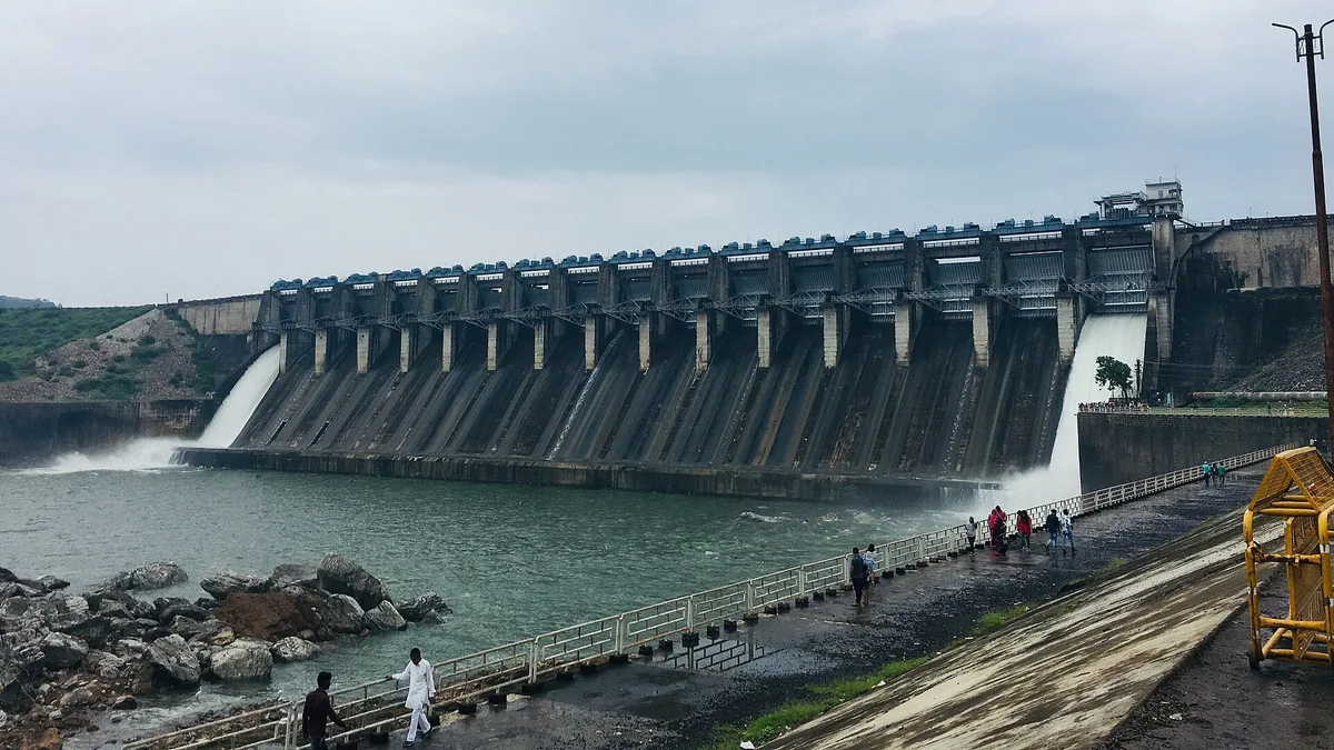Mahi Bajaj Sagar Dam in India