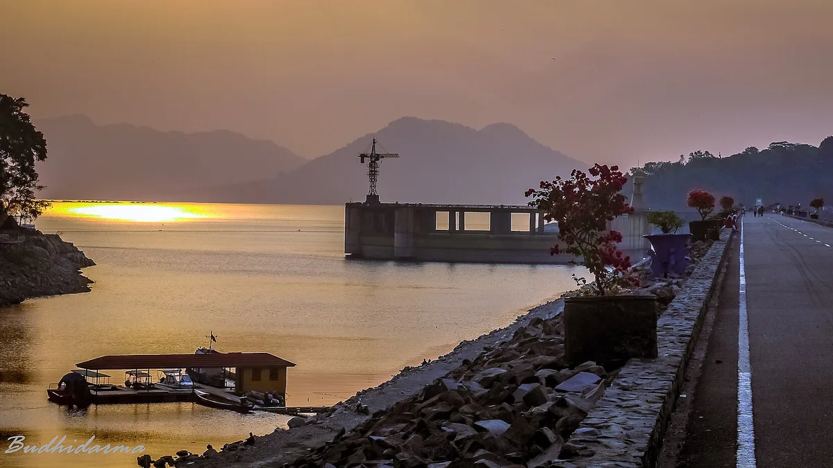 Jatiluhur Dam in Indonesia