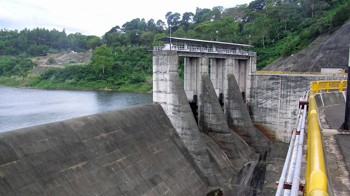 Saguling Dam in Indonesia
