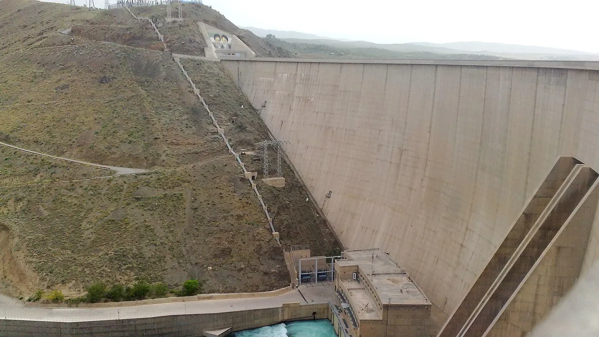 Zayanderud Dam in Iran