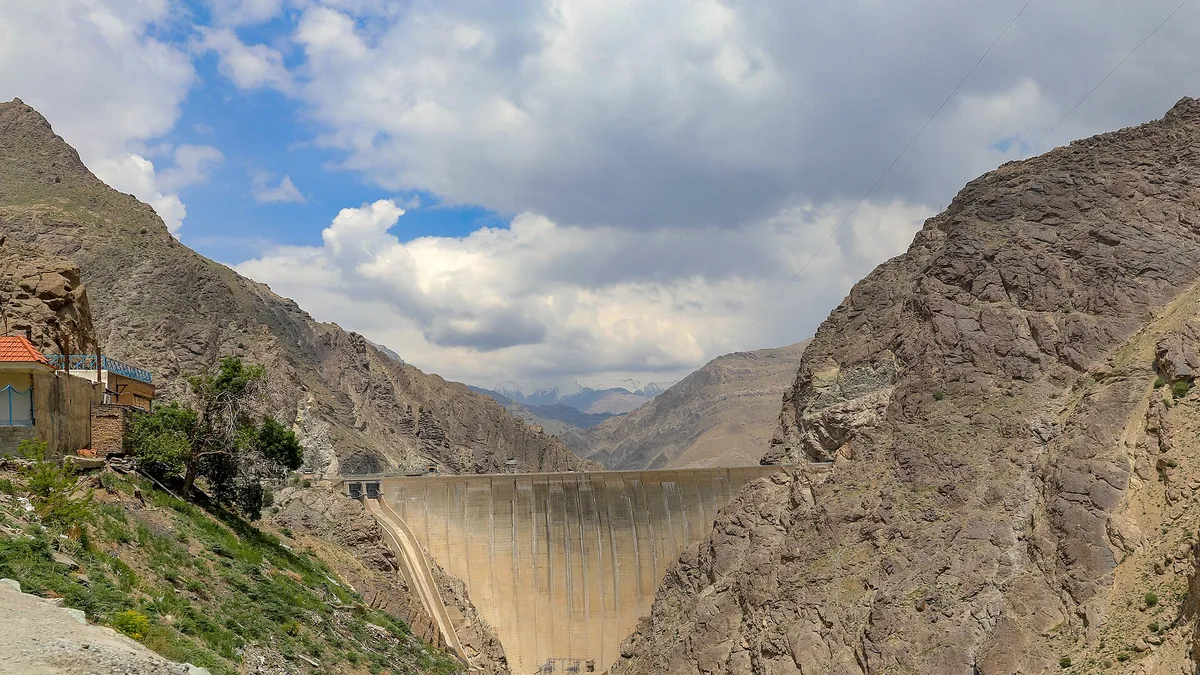 Amir Kabir Dam in Iran