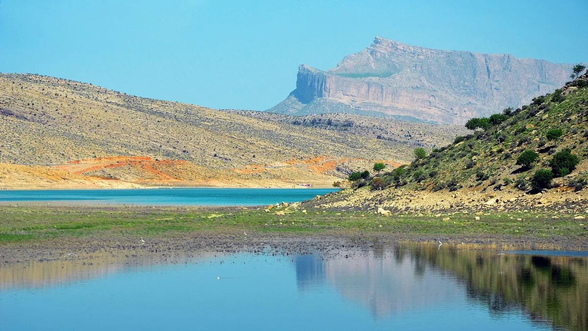 Doroodzan Dam in Iran