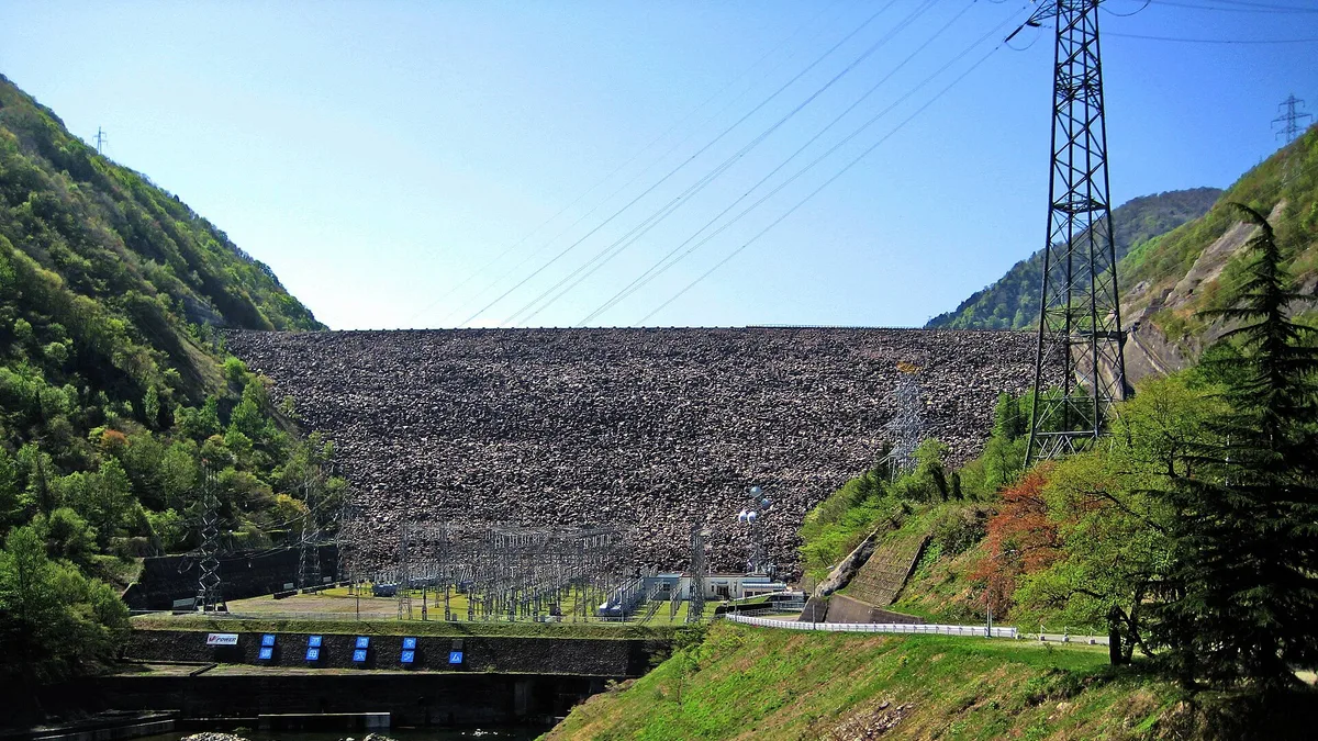 Miboro Dam in Japan