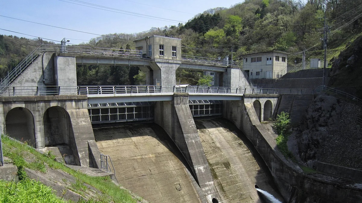 Aigawa Dam in Japan