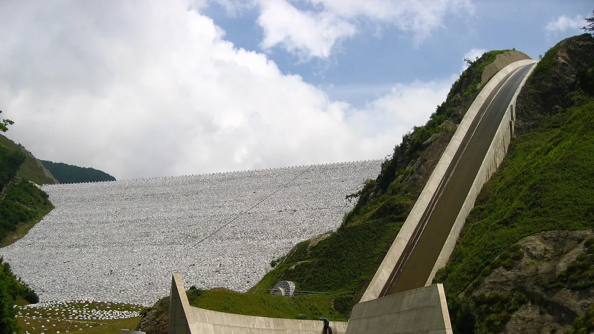 Minamiaiki Dam in Japan