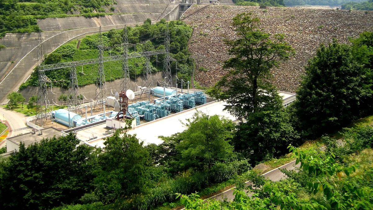 Futai Dam in Japan