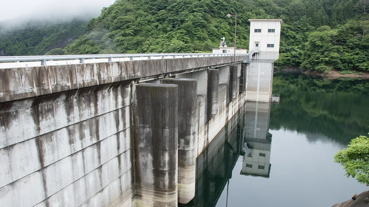 Mannoike Dam in Japan