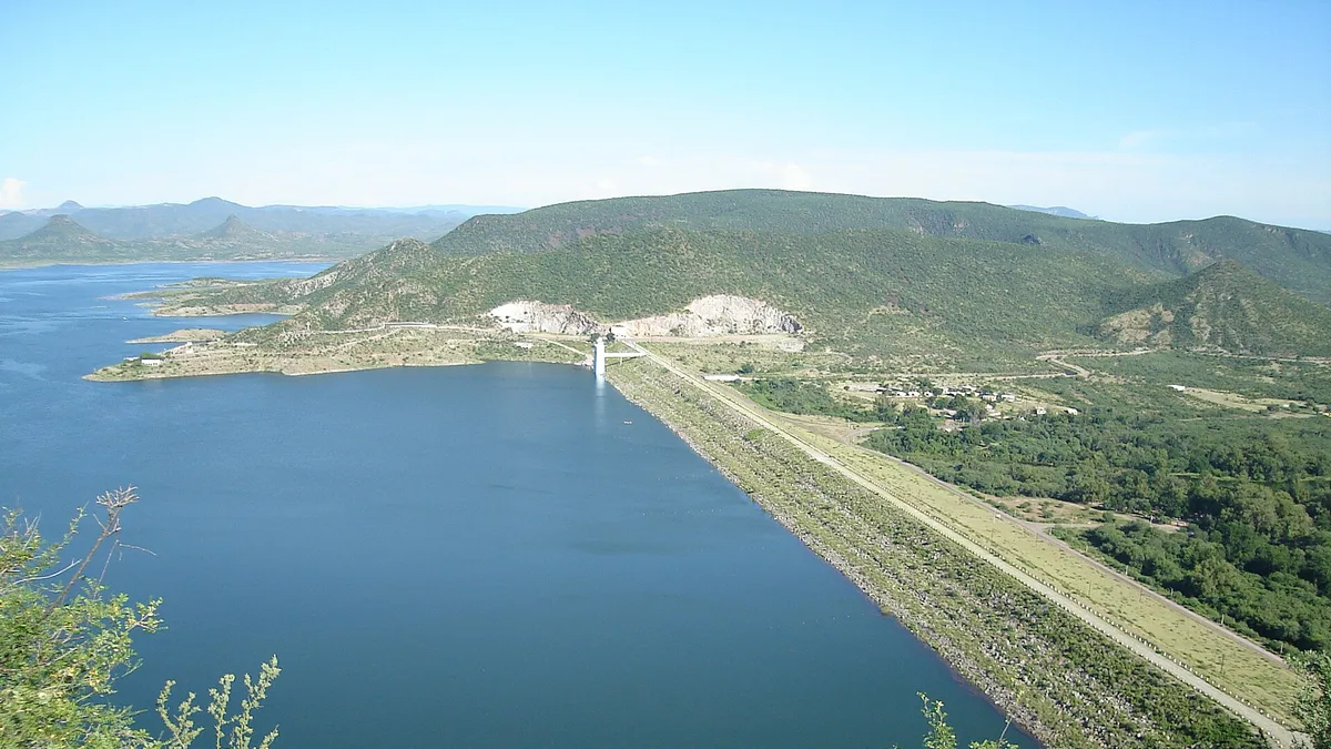 Álvaro Obregón Dam in Mexico