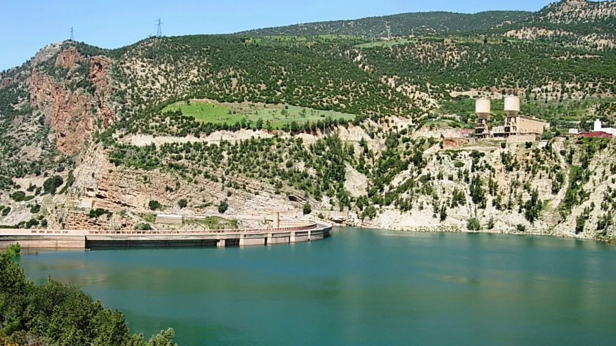 Bin El Ouidane Dam in Morocco