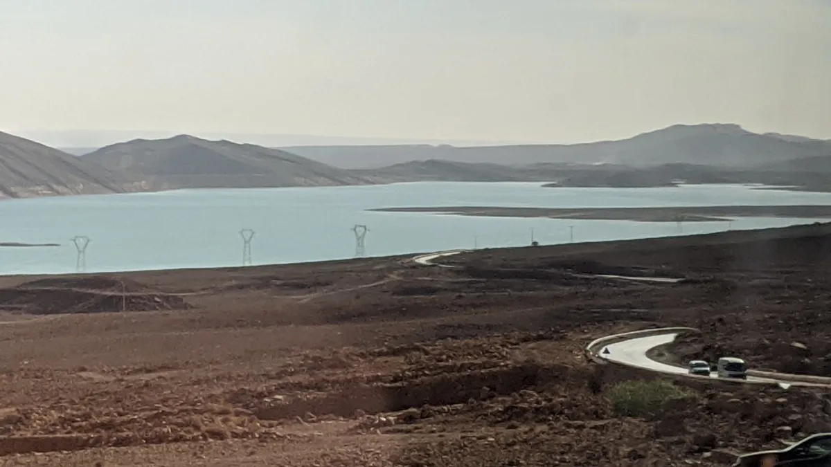 Hassan Addakhil Dam in Morocco
