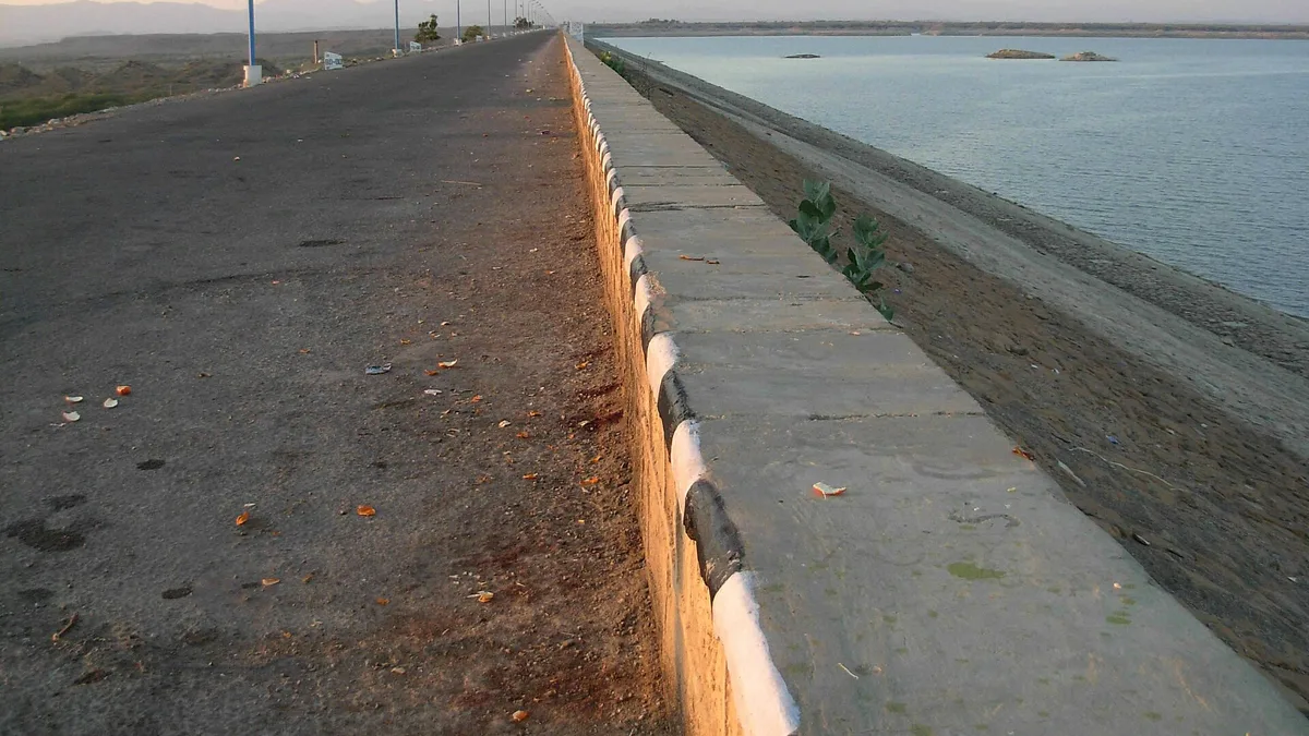 Hub Dam in Pakistan