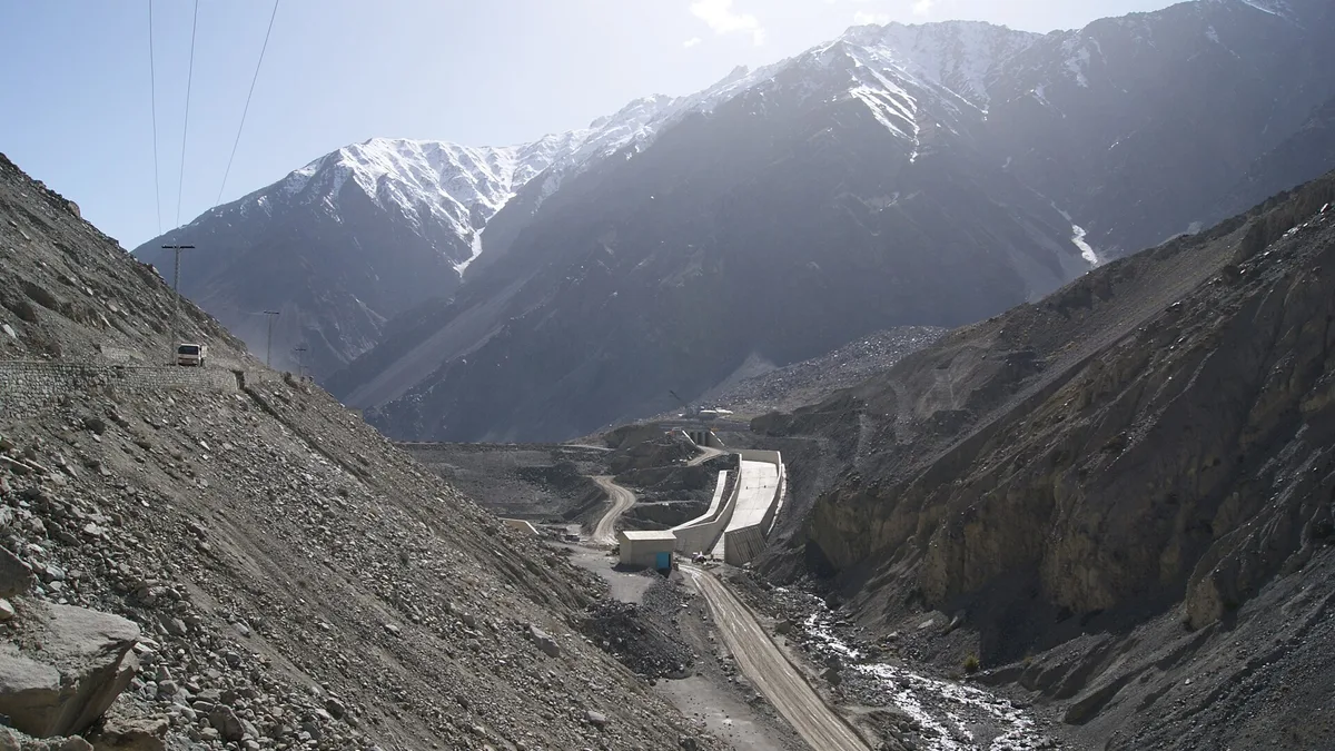 Satpara Dam in Pakistan