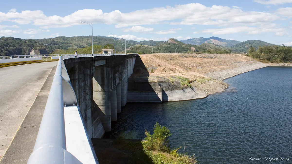 Pantabangan Dam in Philippines