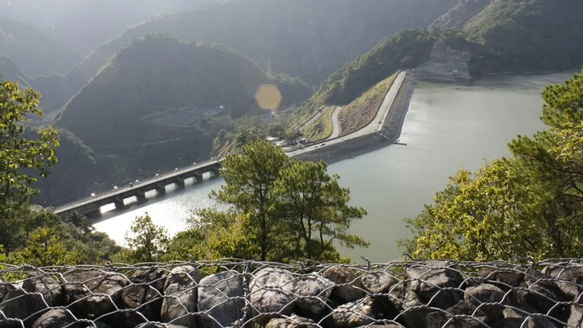 Ambuklao Dam in Philippines