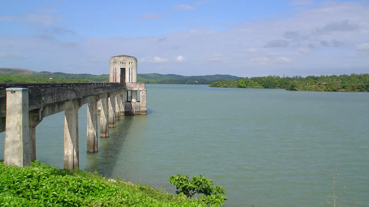 Caliraya Dam in Philippines