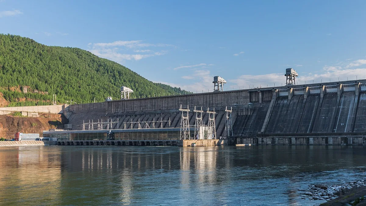 Krasnoyarsk Dam in Russia