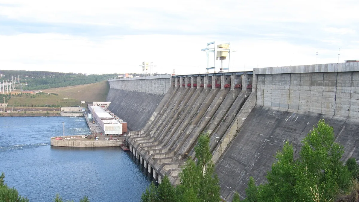Ust-Ilimsk Dam in Russia