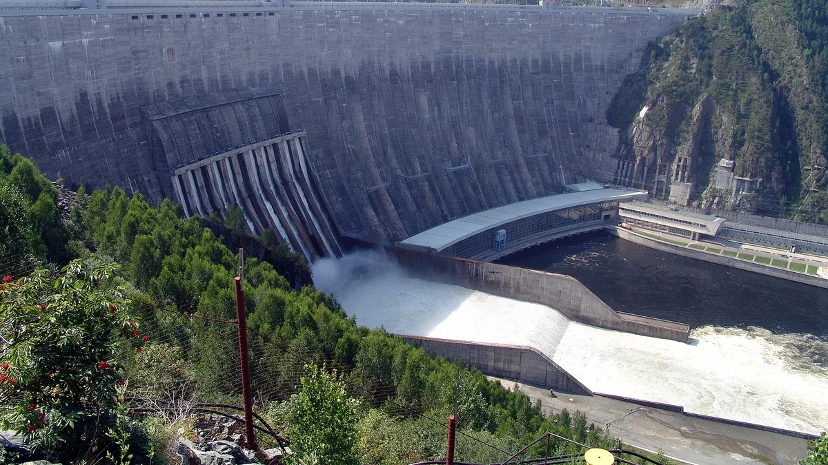 Sayano-Shushenskaya Dam in Russia