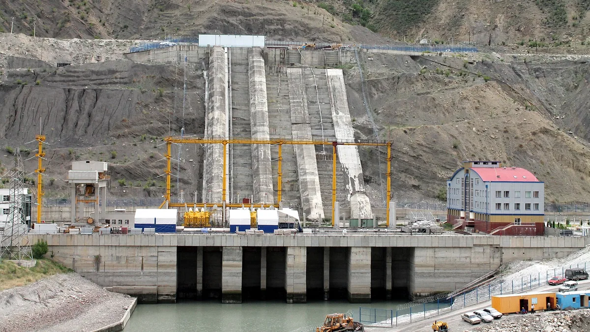 Irganai Dam in Russia