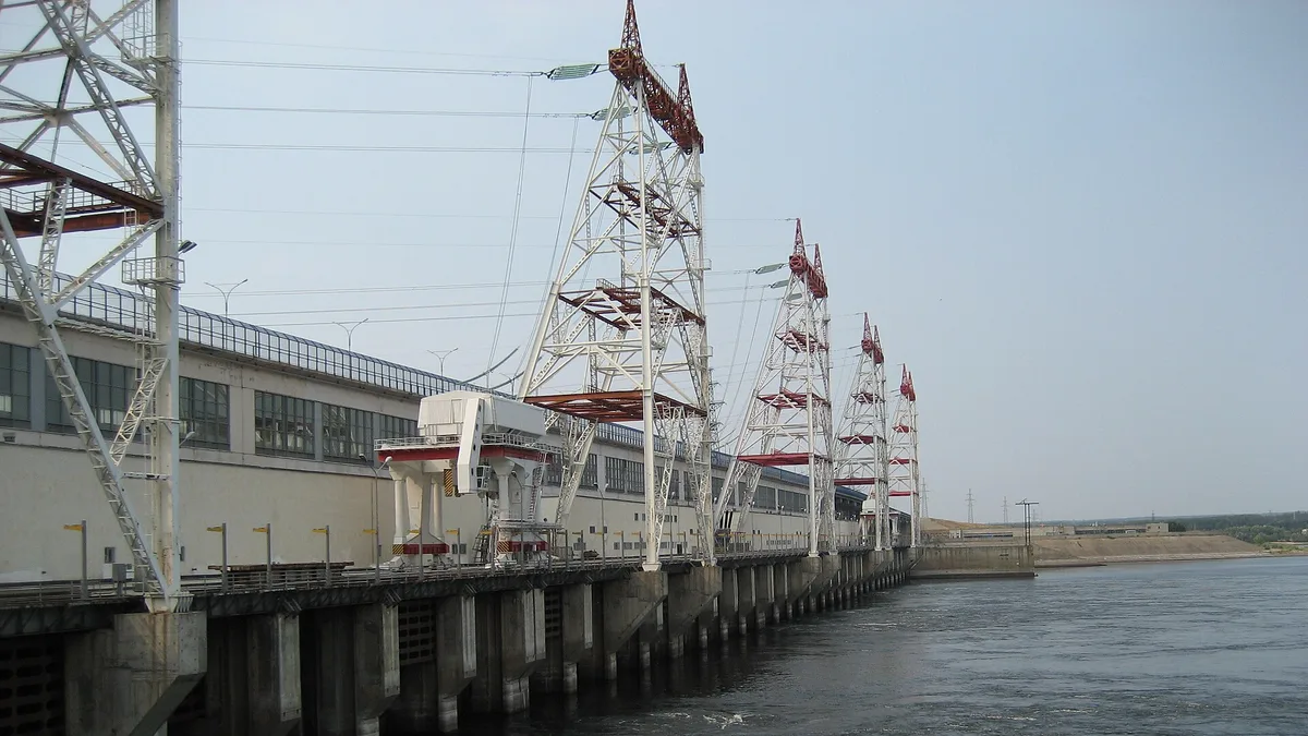 Cheboksary Dam in Russia