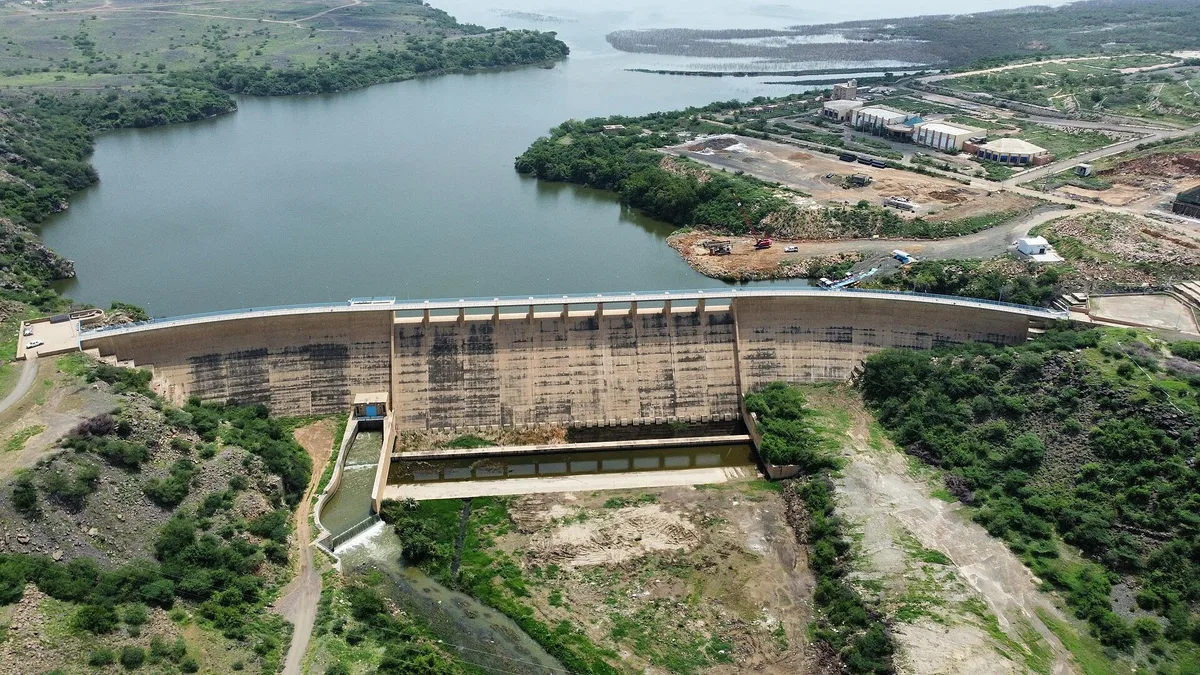 Wadi Baysh Dam in Saudi Arabia