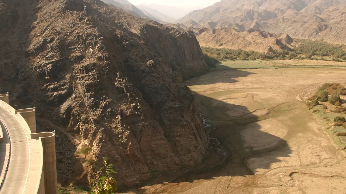 Najran Valley Dam in Saudi Arabia