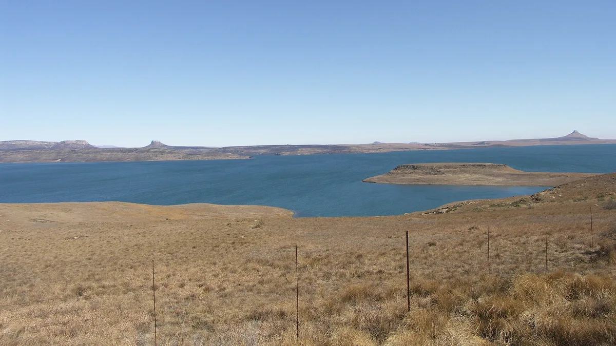 Sterkfontein Dam in South Africa