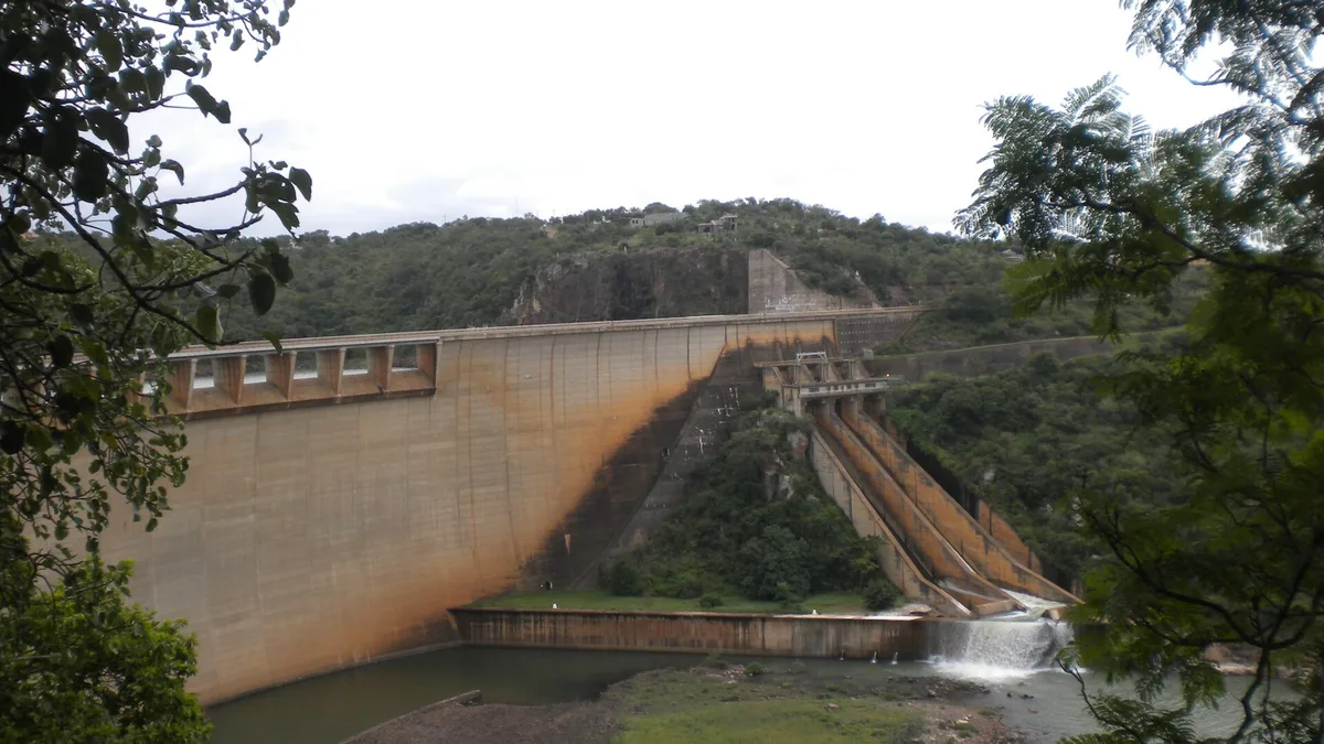 Pongolapoort Dam in South Africa