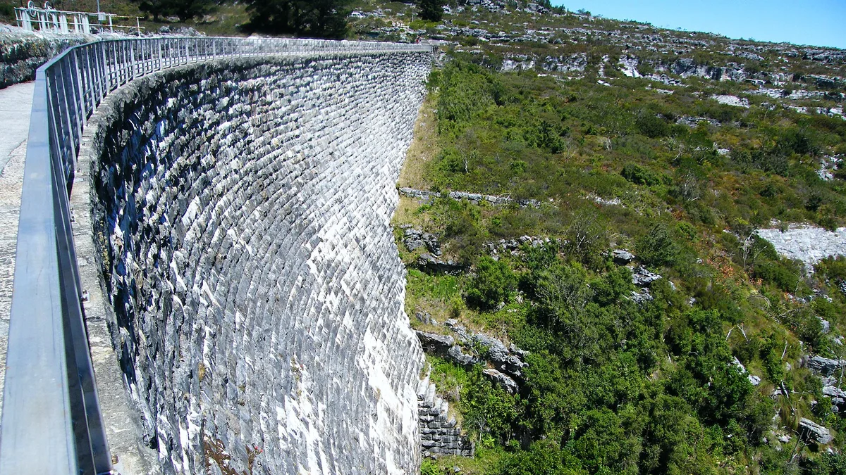 Woodhead Dam in South Africa