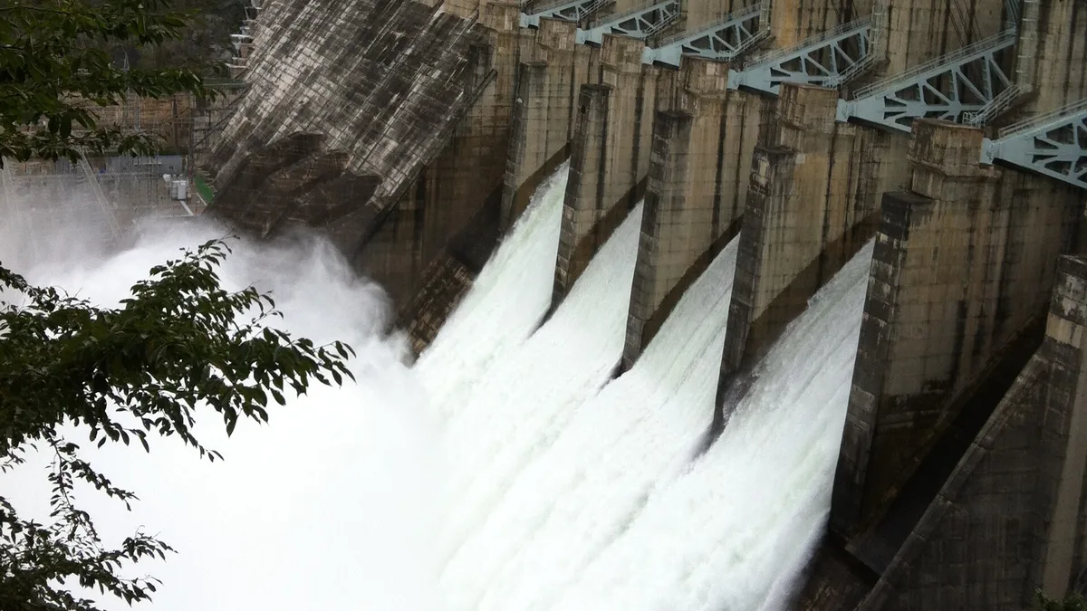 Chungju Dam in South Korea