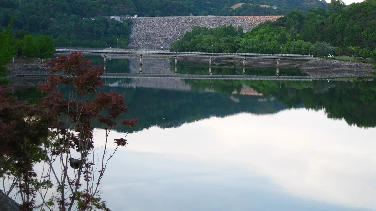 Andong Dam in South Korea