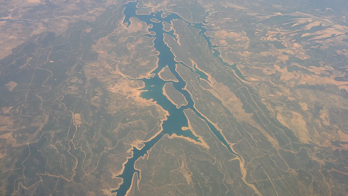 Cíjara Dam in Spain