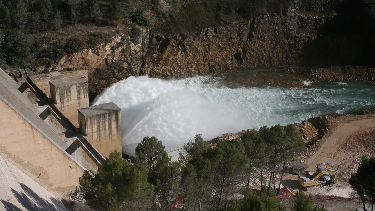 Alarcón Dam in Spain