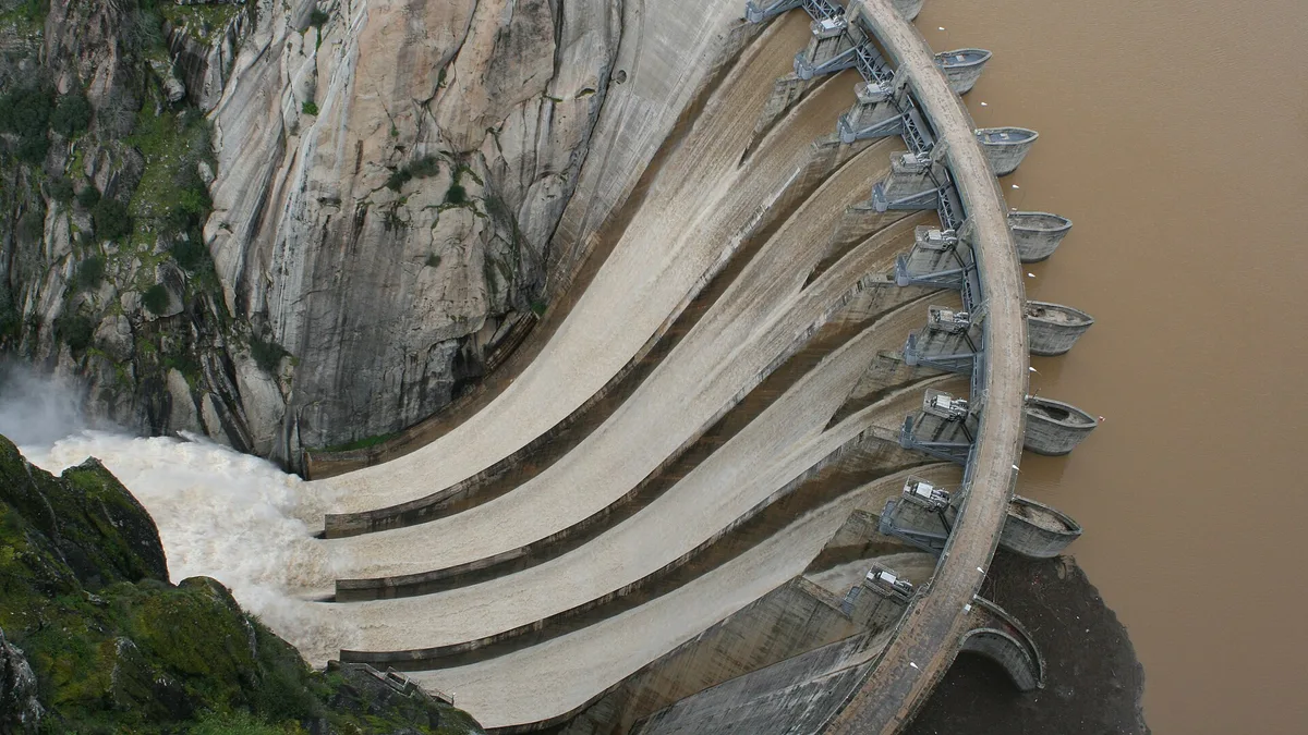 Aldeadávila Dam in Spain