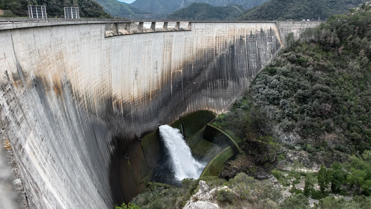 Susqueda Dam in Spain