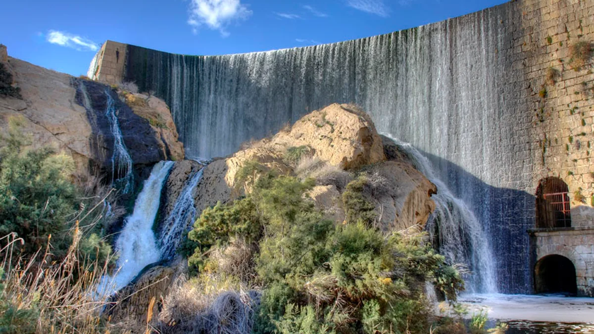 Elche Dam in Spain