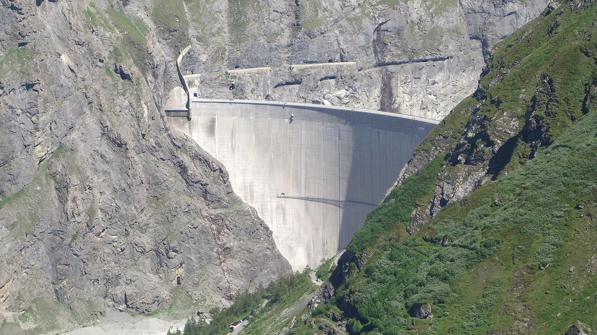 Mauvoisin Dam in Switzerland